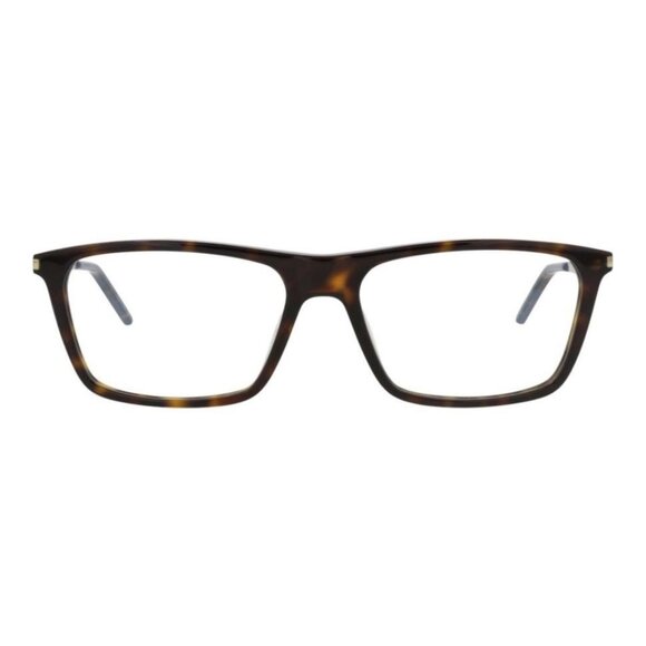 Saint Laurent Mens Square/Rectangle Havana Silver Transparent Fashion Designer - Picture 1 of 4